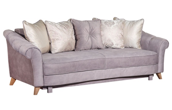 Диван Николас №7 Еврокнижка/Разные Цвета Ш-2420 х Г-1120 х В-940 мм